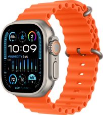 Apple Watch Ultra 2 GPS + Cellular, 49 мм, корпус из титана, ремешок Ocean оранжевого цвета
